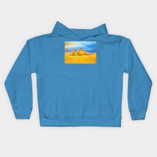 Secrets in the Sand - Great Pyramids Kids Hoodie